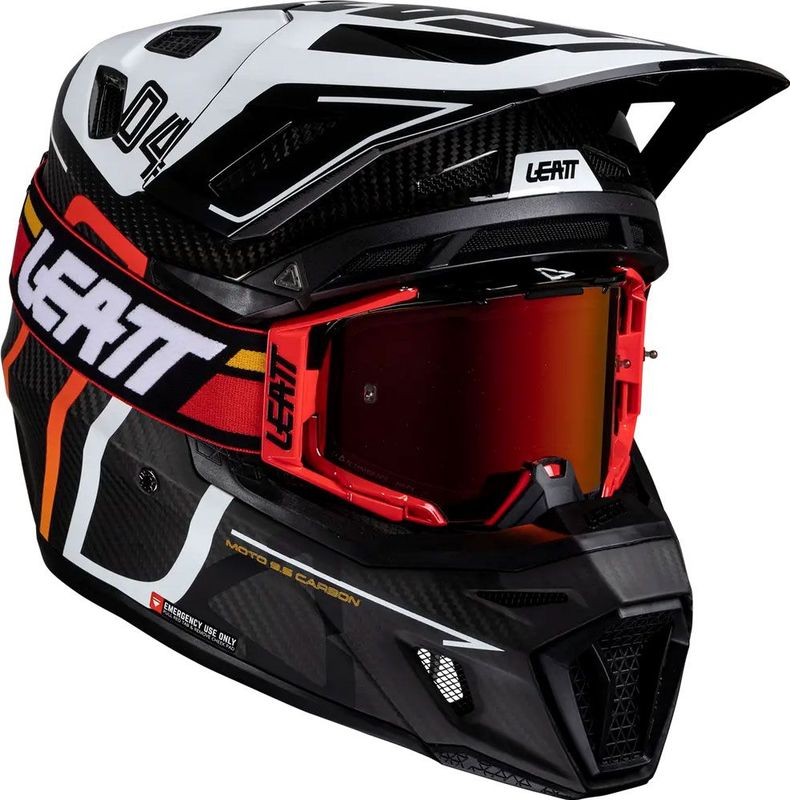 Leatt - Moto 9.5 - Crosshelm - Koolstofvezel - Inclusief Velocity 6.5 Bril