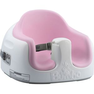 Bumbo Multi stoelen met dienblad voor kinderen, verstelbaar harnas, 6 maanden + wieg, roze