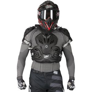 Leatt Unisex beschermend vest Fusion Vest 3.0, zwart, S/M, LE-PRT-4231
