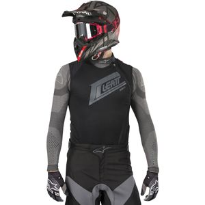 Leatt De jas Back Protector 3DF is een zachte rugbescherming met twee niveaus. Het is compleet voor mountainbike, uniseks, volwassenen, zwart, XXL 184-196 cm