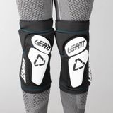 Leatt De 3DF 6.0 is een flexibele all-in-one kniebandage met schuiffunctie, die zich aan de praktijk van de mountainbike kan aanpassen. Unisex kniebeschermers voor volwassenen, wit/zwart, S/M