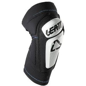 Leatt De 3DF 6.0 is een flexibele all-in-one kniebandage met schuiffunctie, die zich aan de praktijk van de mountainbike kan aanpassen. Unisex kniebeschermers voor volwassenen, wit/zwart, L/XL