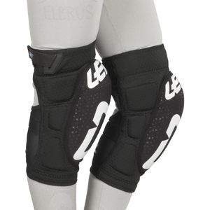 Leatt De 3DF 5.0 is een zachte, volledig geventileerde kniebandage voor mountainbikes. Kniebeschermers, uniseks, kinderen, wit/zwart, Eén maat