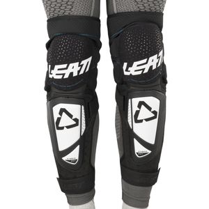 Kniebescherming Leatt 3DF Hybrid EXT Wit-Zwart