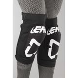 leatt 3df 5 0 zip korte kniebeschermers wit zwart