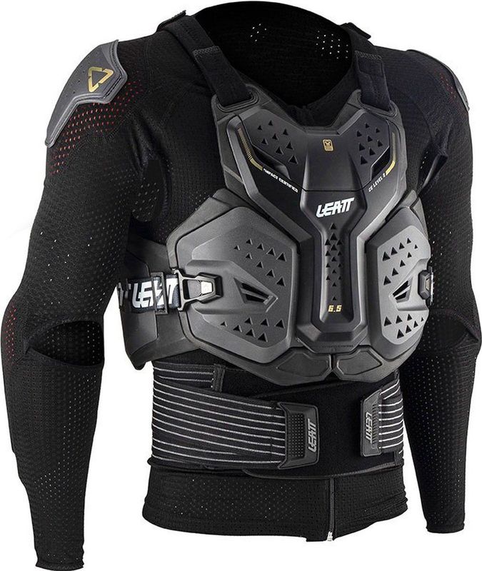 Leatt 6.5 Body Protector - Zwart - Harde Schaalbescherming - CE-gecertificeerd