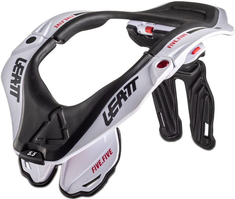 Leatt 5.5 Nekbeschermer - Zwart - Polyamide - Verstelbare Bescherming