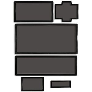 DEMCiflex Stoffilterset voor Fractal Design R5, PC ventilator accessoires, Zwart
