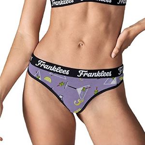 Franklees Vrouwen String Wit Slipje, Martini, XL
