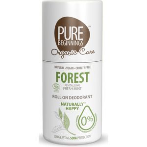 Pure Beginnings - Roll on deodorant - Forest - Revitalising Fresh Mint - 75ml