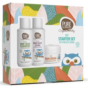 Pure Beginnings - Baby Giftset - 3-delig - Huidverzorging - Organisch