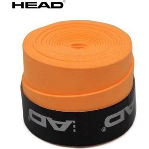 HEAD Overgrip - Dry- zweetabsorberend- antislip - tennis- padel - squash - badminton- tennisgrip - soft- Oranje