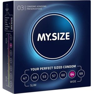 My.Size Condooms maat 64 - 3 stuks