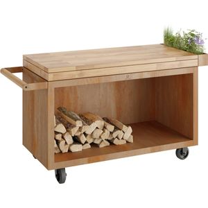 OFYR Mise en Place Tafel Corten 135 PRO Teakhout