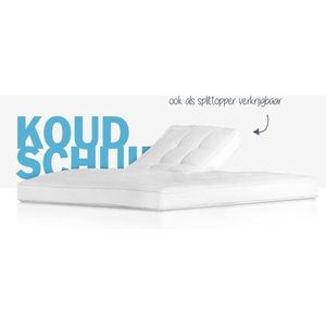 Koudschuim Split topdekmatras 10 cm 140 x 210 cm
