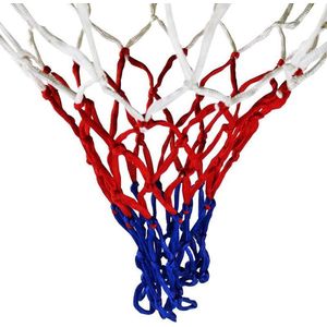 Ultrices Basketbalnet – Basketballnet –  Basketbalnetje – 3 Kleuren – Rood Wit Blauw