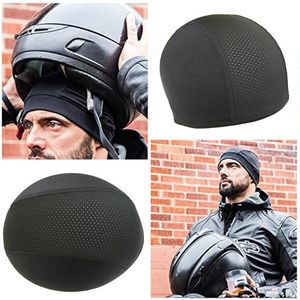 Haarnetje voor Helm - Motor Accessoires - Haarkapje voor Motorhelm en Scooterhelm - Zwart - Ademend en Ventilerend
