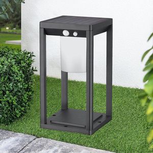 Solar buitenlamp Kiran met sensor - Staand Solar buitenlamp Kiran met sensor - Staand