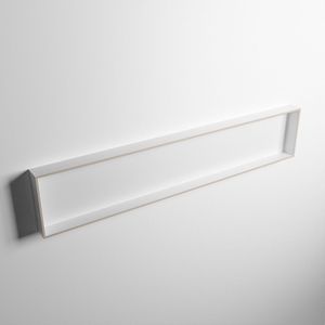 Mondiaz easy nis 149,5x29,5 cm in solid surface kleur linen | talc. 1 vak geschikt voor in- of opbouw