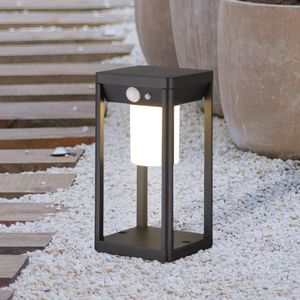 Moderne solar staande lamp zwart met sensor - Sparky