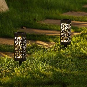 Solar priklamp bogey met warm wit licht set van 2