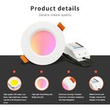 Zigbee downlight RGBWW 6W | Werkt met Philips Hue | Gledopto