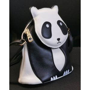 Boutique Trukado - Schoudertasje Panda - (bxhxd) 22cm x 22cm x 5cm