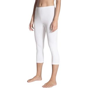 Premium Dames Driekwart Legging | 3 Kwart Legging | Wit - M