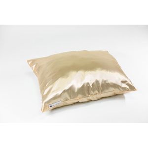 Dream Sensation Luxe Satijnen kussensloop Champagne / silk pillow case champagne – Satin SINGLE pack / luxury line / kussensloop satijn / 60*70cm