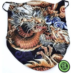 Design Biker sjaals - Biker-sjaal Dragon Fight