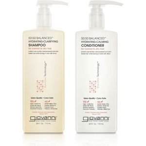 Giovanni Cosmetics - 50:50 Balanced Hair Care Set - Shampoo & Conditioner voor normaal tot droog haar