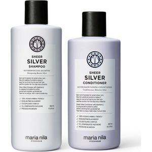 Maria Nila Sheer Silver Care Set (Shampoo + Conditioner)