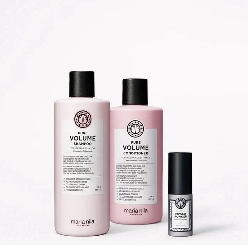 Maria Nila - Get That Volume Set - Shampoo 350ml - Conditioner 300ml - Power Powder 2g