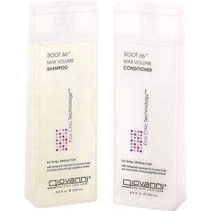 Giovanni - Root 66 Haarverzorging Set - Shampoo 60ml - Conditioner 60ml - Sulfaatvrij