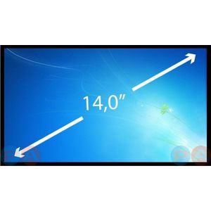 14.0 inch Laptop Scherm EDP Slim 1366x768 Mat HB140WX1-411
