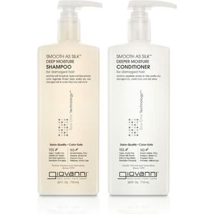 Giovanni - Smooth As Silk - Haarverzorgingsset - 2x710ml - Shampoo en Conditioner