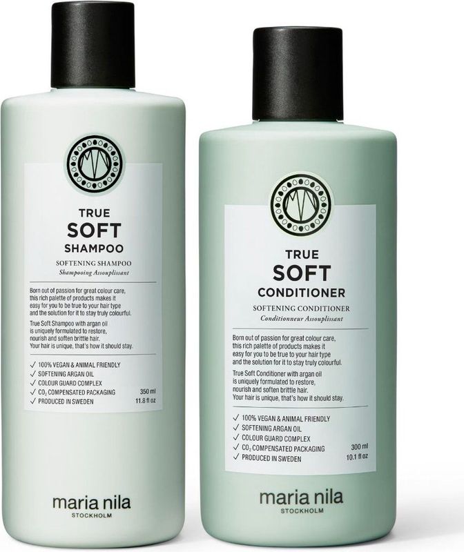 Maria Nila - True Soft Care Set (Shampoo + Conditioner)