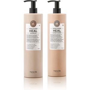 Maria Nila - Head & Hair Heal XL Care Set (Shampoo 1.000ml + Conditioner 1.000ml )