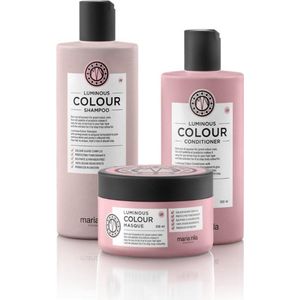 Maria Nila - Luminous Colour Care Set met Masque (Shampoo + Conditioner + Masker)