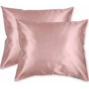 Beauty Pillow® Voordeelset - Rose Gold - 2x Satijnen Kussensloop