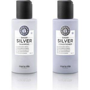 Maria Nila - Sheer Silver Travel Set (Shampoo + Conditioner)
