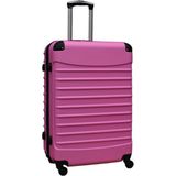Reiskoffer met wielen 95 liter - lichtgewicht - cijferslot - licht roze