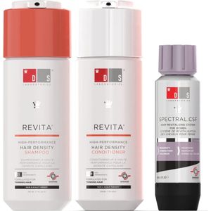 Revita Shampoo, Conditioner & Spectral.CSF Set - Anti-haaruitval behandeling voor vrouwelijk haaruitval - Bestrijdt dunner wordend haar