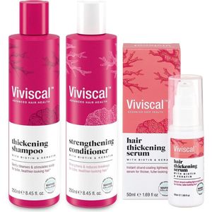 Viviscal Haarverdikking Set - Hair Thickening Shampoo + Hair Strengthening Conditioner + Hair Thickening Serum