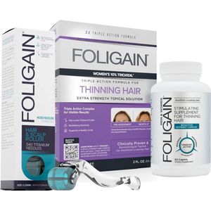 Foligain - Max Boost Set - Anti-Haaruitval Behandeling - Voor Vrouwen