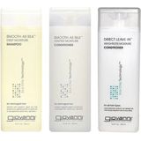 Giovanni Cosmetics - Smooth as Silk Wash Set - Shampoo 60ml - Conditioner 60ml - Leave-In Conditioner 60ml