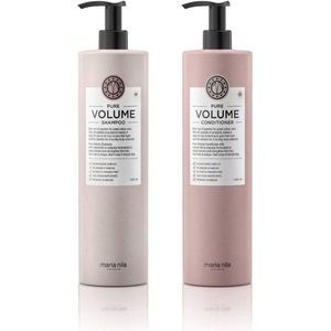 Maria Nila Pure Volume XL Care Set (Shampoo 1.000ml + Conditioner 1.000ml)