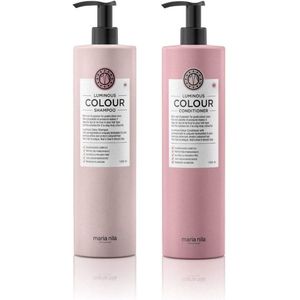 Maria Nila Luminous Colour XL Care Set (Shampoo 1.000ml + Conditioner 1.000ml)