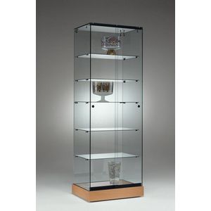 Vitrine Floatline Volglas Nova 3B Beuken