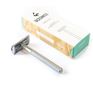 Oceonics Safety Razor Chroom incl. 5 mesjes | Klassiek Scheermes | Zero Waste